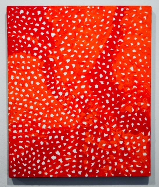 Yayoi Kusama, <i>Nets 31</i>, 1998, Acrylic on canvas, 18 x 15 in (45.72 x 38.10 cm)