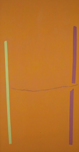 Theodoros Stamos, <i>Infinity Field-Knossos</i>, 1973-74, Acrylic on canvas, 90 x 48 in (228.60 x 121.92 cm)
