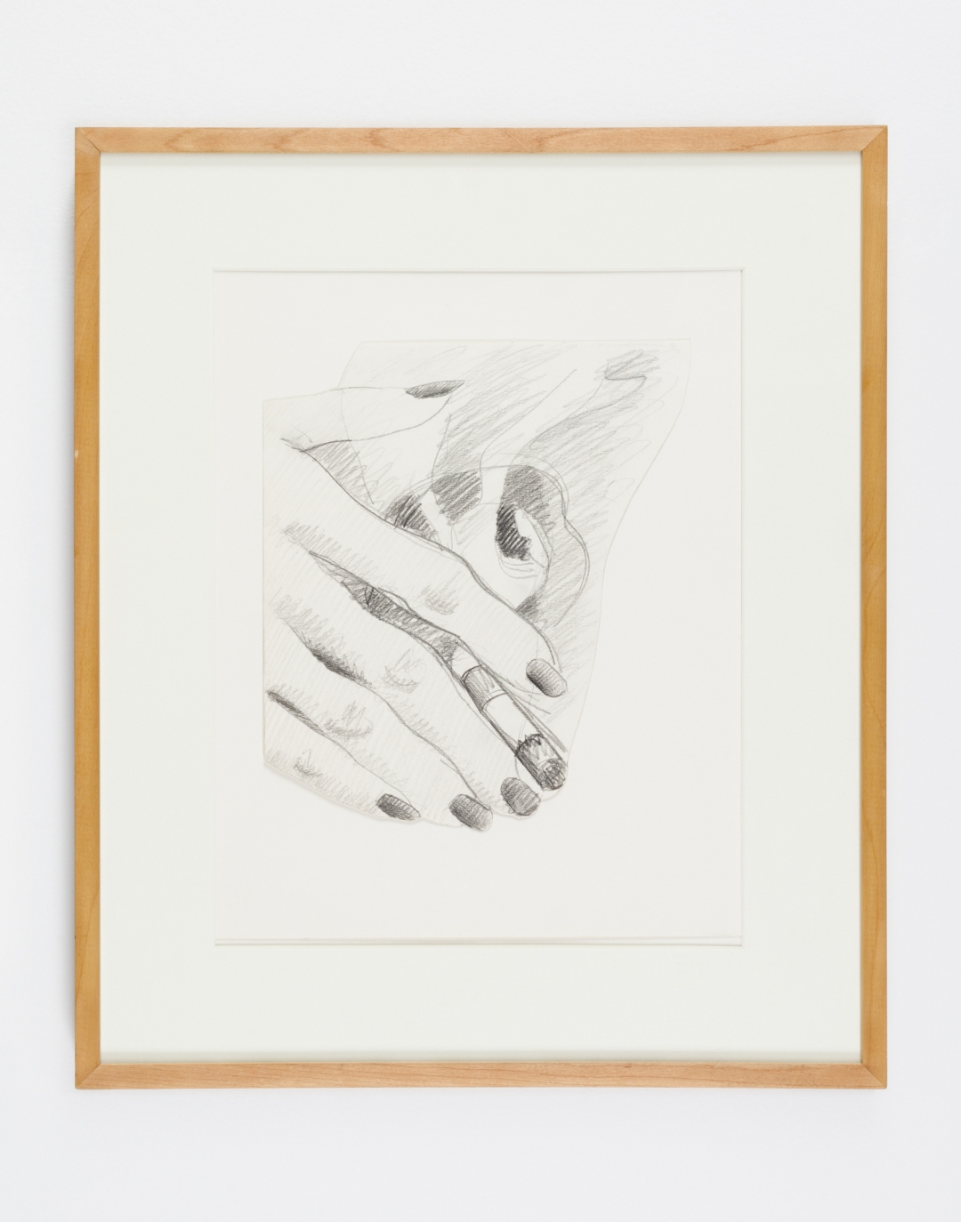 Tom Wesselmann, <i>Technical Drawing for Smoker</i>, 1973, Pencil on Bristol board, 9 3/4 x 8 1/2 inches (24.8 x 21.6 cm)