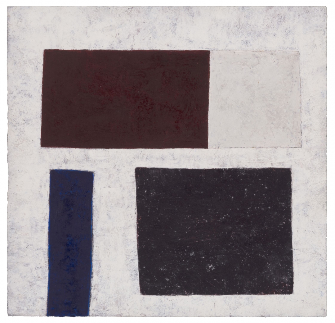 Richard Fleischner, <i>Untitled Gouache</i>, 2018 - 19, gouache on paper, 13 1/8 x 12 5/8 inches (33.3 x 32 cm)