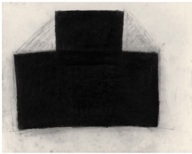 Richard Fleischner, <i>Untitled</i>, 1980-1981, graphite on paper, 22 3/4 x 28 5/8 in (57.8 x 72.7 cm)