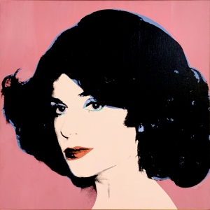 Andy Warhol, <i>High Society Portrait</i>, 1977, Silkscreen on canvas, 40.5 x 40.5 in
