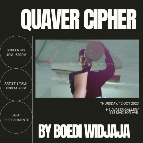 Boedi Widjaja: Quaver Cipher